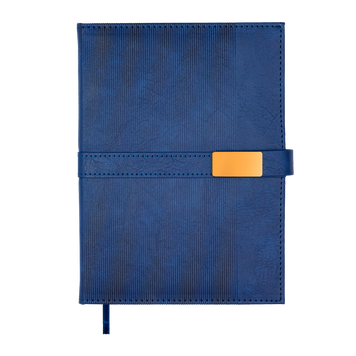 Щоденник недат. LEROY, A5, синій, штуч.шкіра, 336 стор BM.20780-02 фото