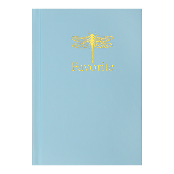 Записна книжка FAVOURITE, PASTEL, А6, 96 арк., кліт, офсет крем, тв. лам. обкл., блакитна BM.2420-414 фото