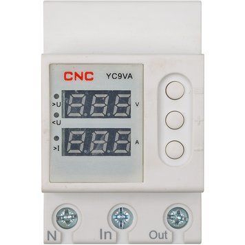 Реле контролю напруги та струму CNC YC9VA-63А EL240326 фото