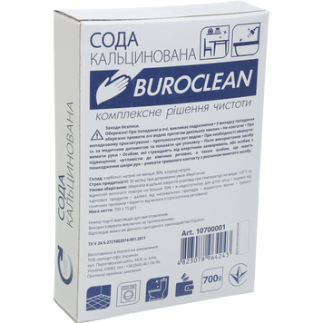 Засіб для чищення сода кальцинована BUROCLEAN 700г 10700001 фото