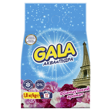 Порошок стиральный авт. GALA 1.8кг Аква-Пудра Французкий аромат s.14733 фото