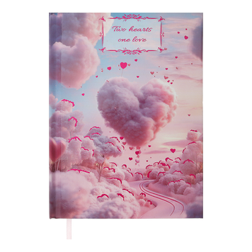 Щоденник недатов. поліграфічний ROMANTIC, A5, блакитний, 336 стор BM.20400-14 фото